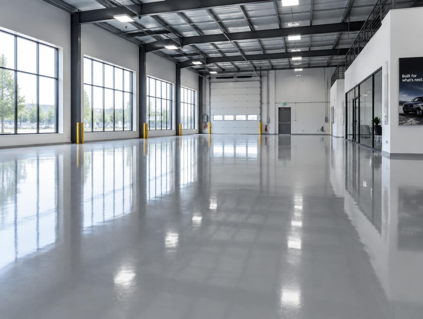 Commercial Flooring floor coating finish