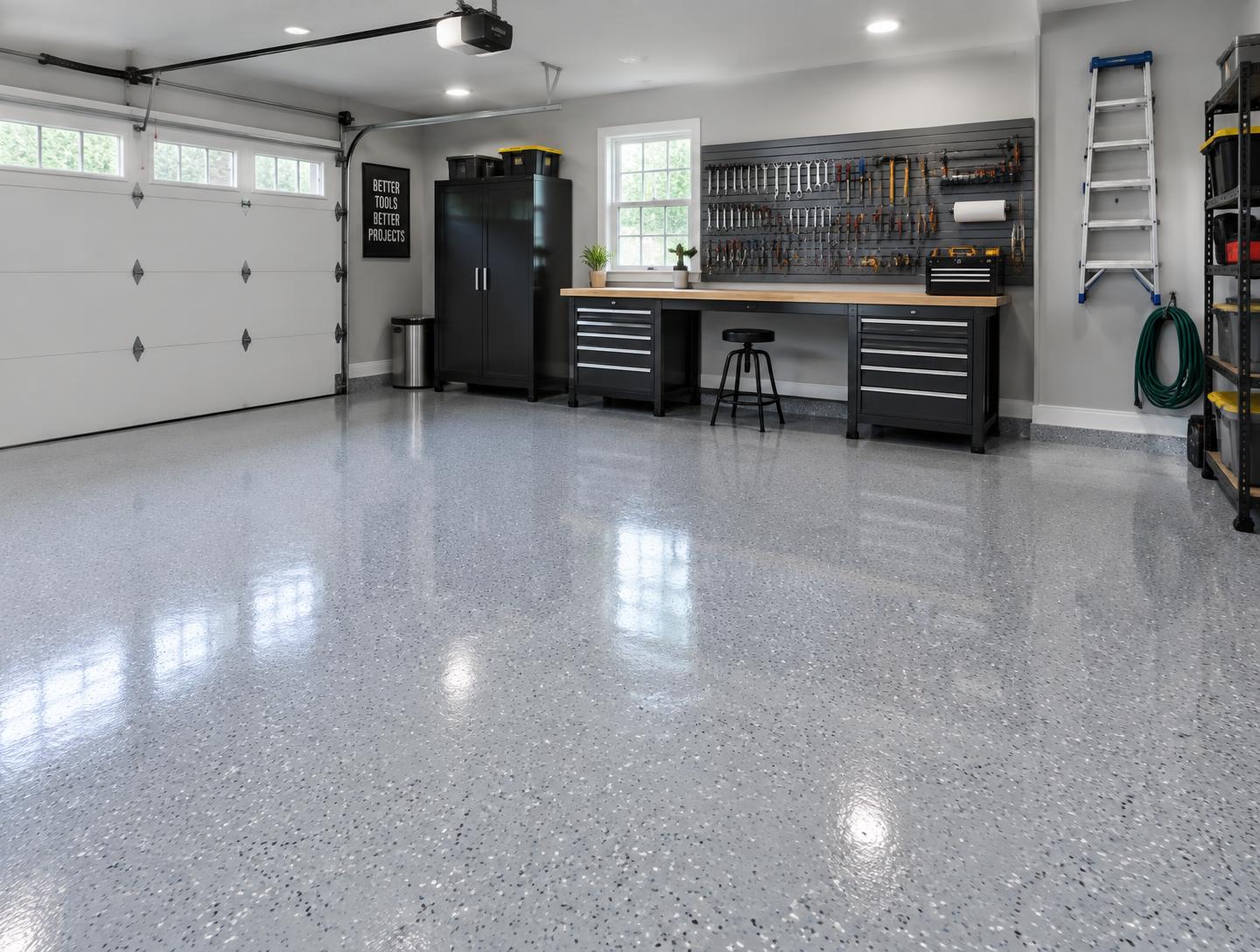 Garage Floor Epoxy floor coating finish